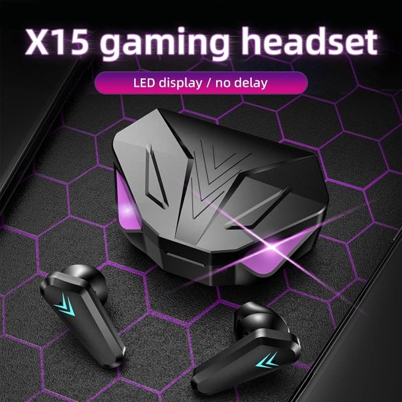 X15 TWS Wireless Earphone 5.3 bluetooth Headphone 65ms Low Latency Earbud Esport Gaming Headset Gamer