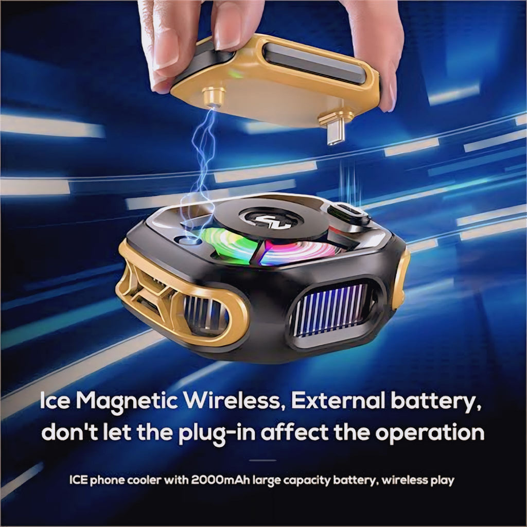 MEMO CX12 Mobile Phone Cooler Radiator with Digital Display and Battery